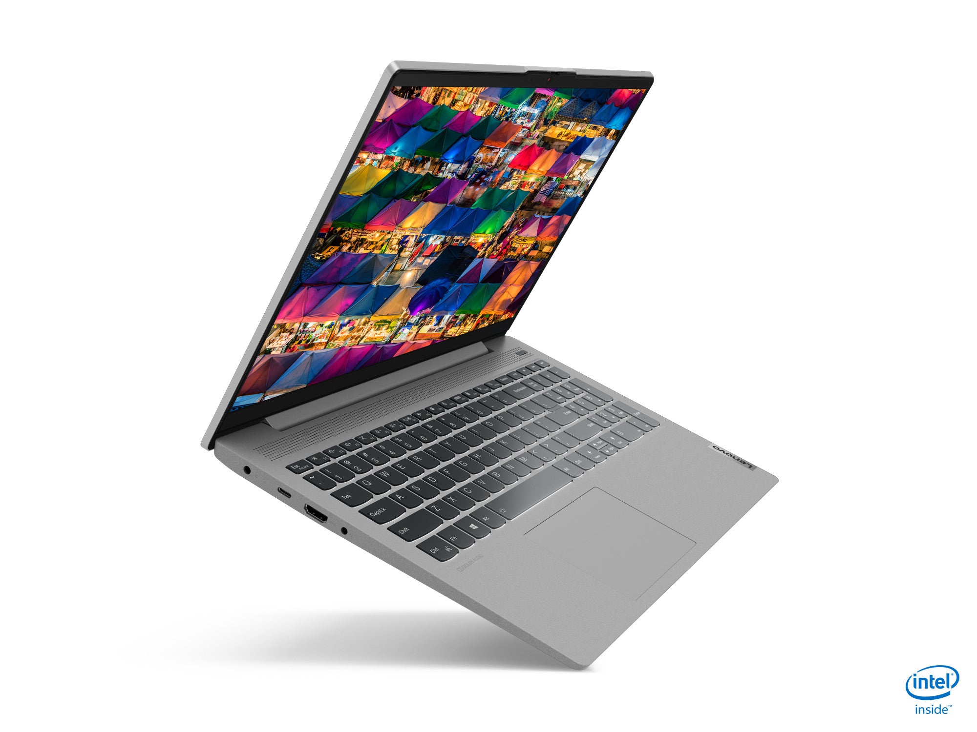 Lenovo IdeaPad 5 15ITL05 Intel® Core™ i7 i7-1165G7 Laptop 39,6 cm (15.6") Full HD 16 GB DDR4-SDRAM 512 GB SSD NVIDIA GeForce MX450 Wi-Fi 5 (802.11ac) Windows 10 Home Englisch Grau, Platin