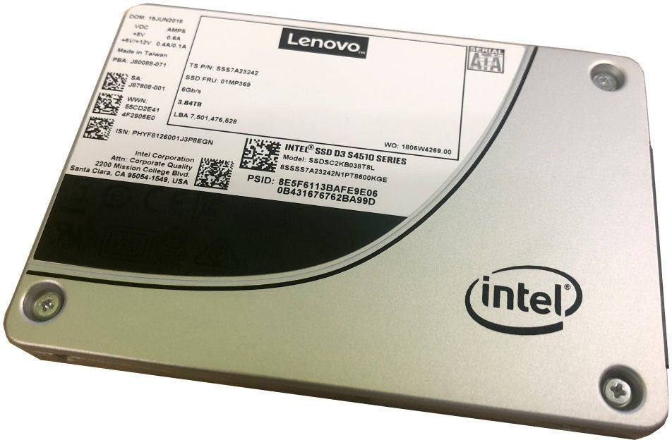 LENOVO Solid State Drive 3,5" S4510 480GB AND SATA SSD 4XB7A13626