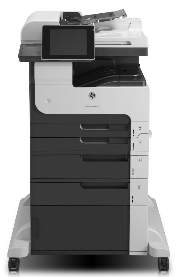 HP LaserJet Enterprise M725f Multifunction Zwart-wit Printer, Alleen Ethernet; Kopieerapparaat, scanner