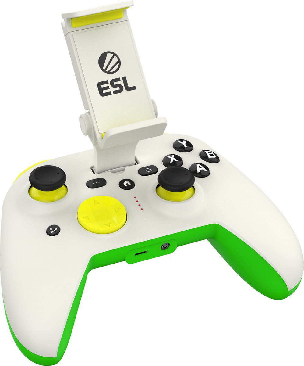 RiotPWR RP1925ESL Gaming-Controller Grün, Weiß, Gelb USB Gamepad Android