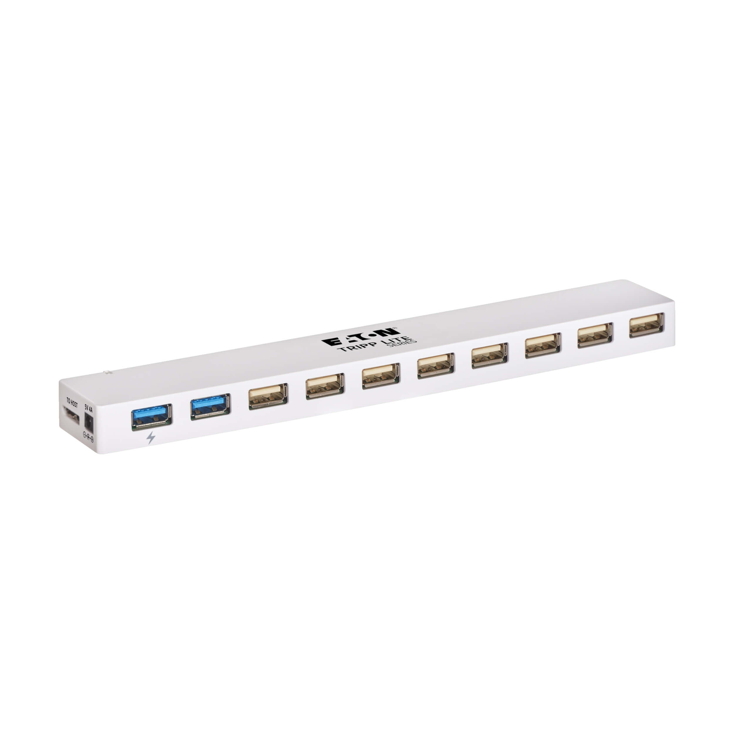 Tripp Lite U360-010C-2X3 10-Port USB 3.x (5 Gbps) / USB 2.0 Combo Nabe – USB-Aufladung, 2 USB 3.x & 8 USB 2.0 Ports