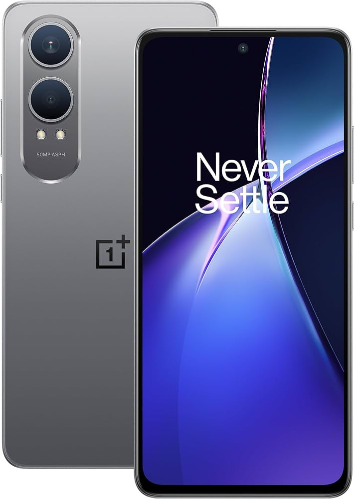 OnePlus Nord CE4 Lite 5G 16,9 cm (6.67") Hybride Dual-SIM Android 14 USB Typ-C 8 GB 256 GB 5110 mAh Silber 5011110199