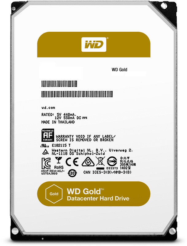WESTERN DIGITAL WD Gold 12 TB 7200 RPM 256 MB SATA WD121KRYZ