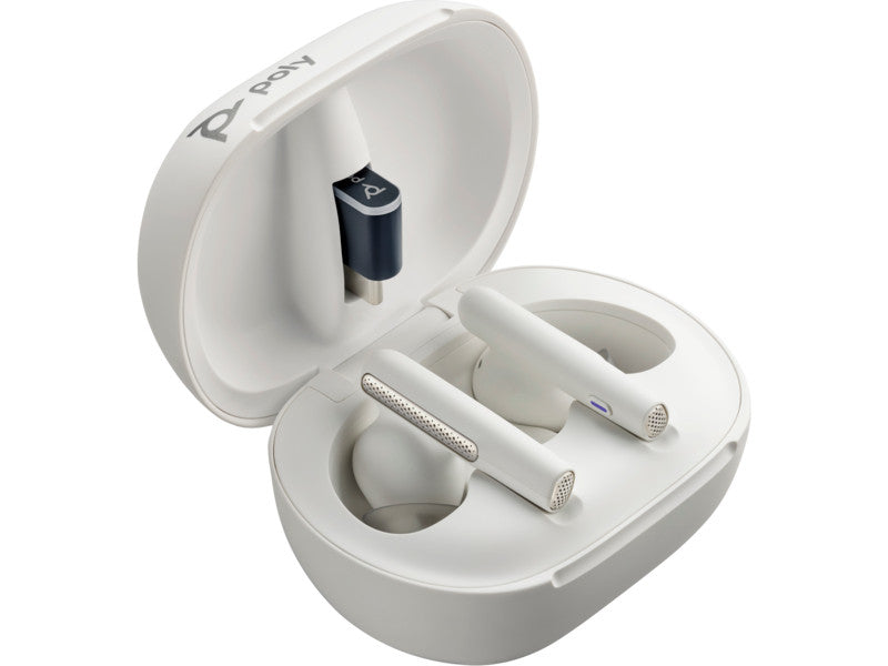 Poly Voyager Free 60 UC BASIC CHRG CS USB-A weiß 220758-01