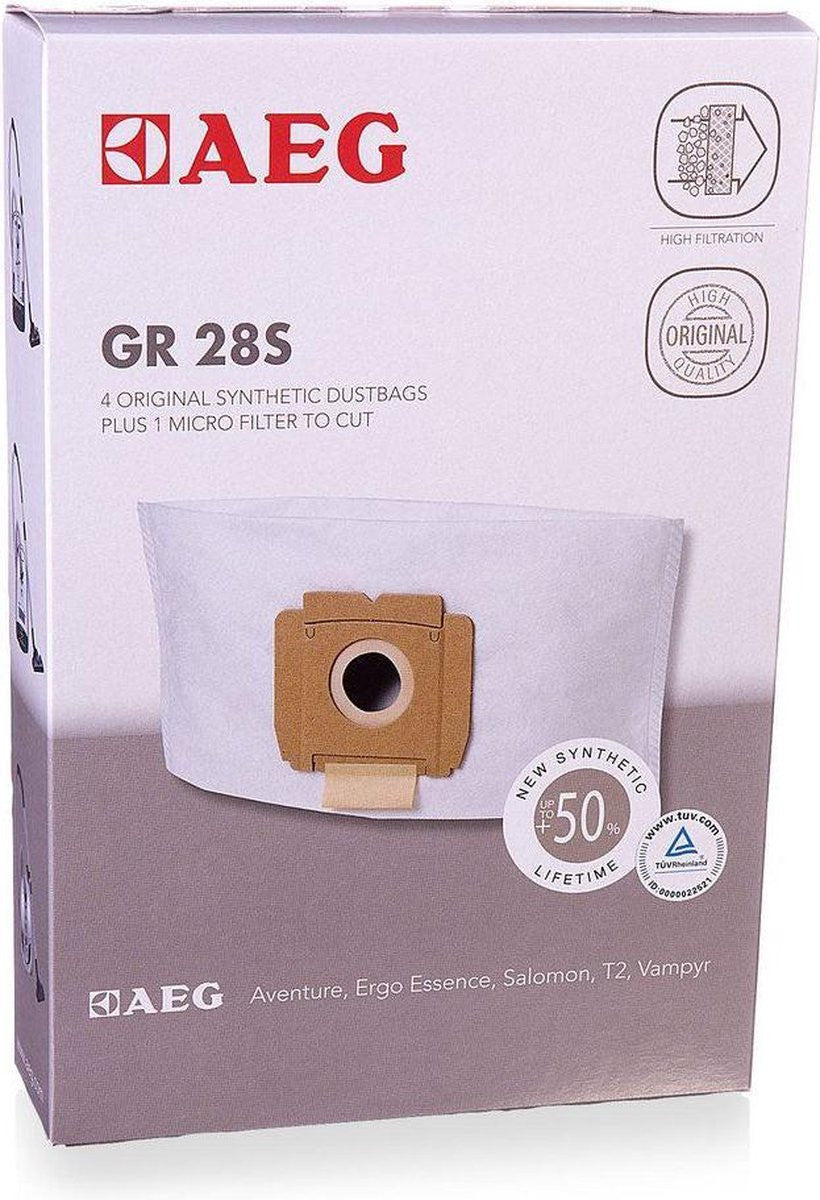 AEG Stofzuigerzakken 4 stuks GR28S