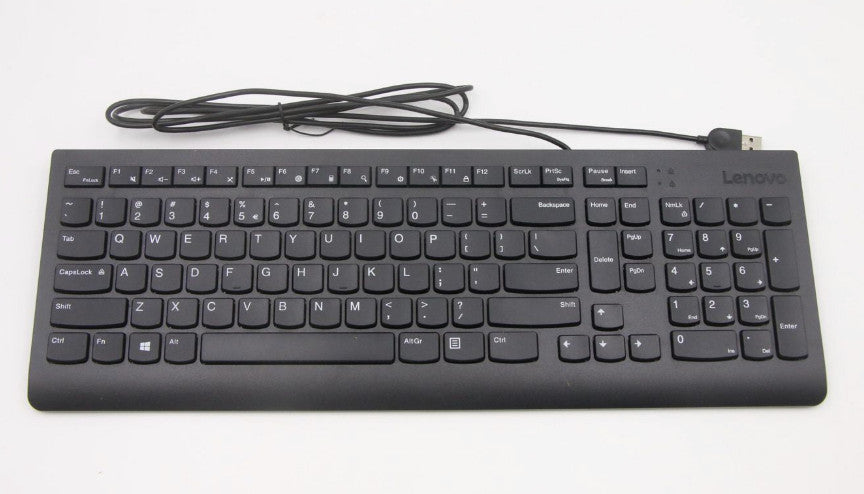 LENOVO USB-Tastatur im Calliope GEN2-Design, Farbe Schwarz, US Euro 103P-Layout 5D50U84472