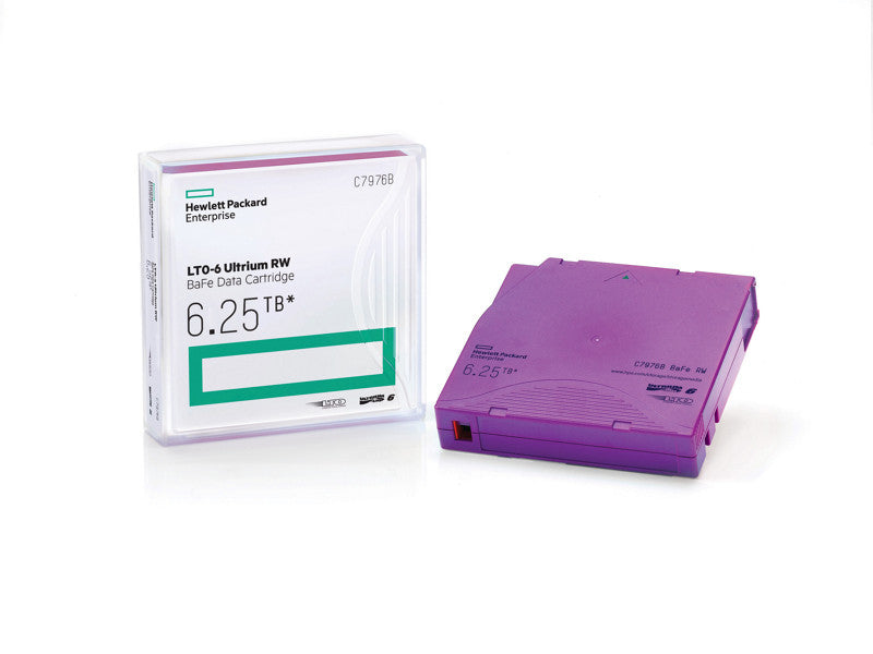 HPE LTO-6 Ultrium 6.25TB RW Non Custom Labeled 20 Data Cartridges with Cases Lege gegevenscartridge 1,26 cm