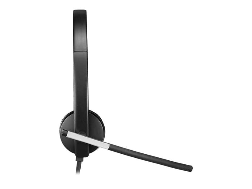 Logitech 981-000519 hoofdtelefoon/headset Bedraad Hoofdband Kantoor/callcenter USB Type-A Zwart, Zilver