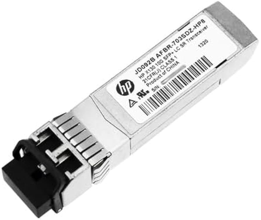 HPE Aruba Networking Networking X130 10G SFP+ LC SR Transceiver netwerk transceiver module Vezel-optiek 10000 Mbit/s SFP+