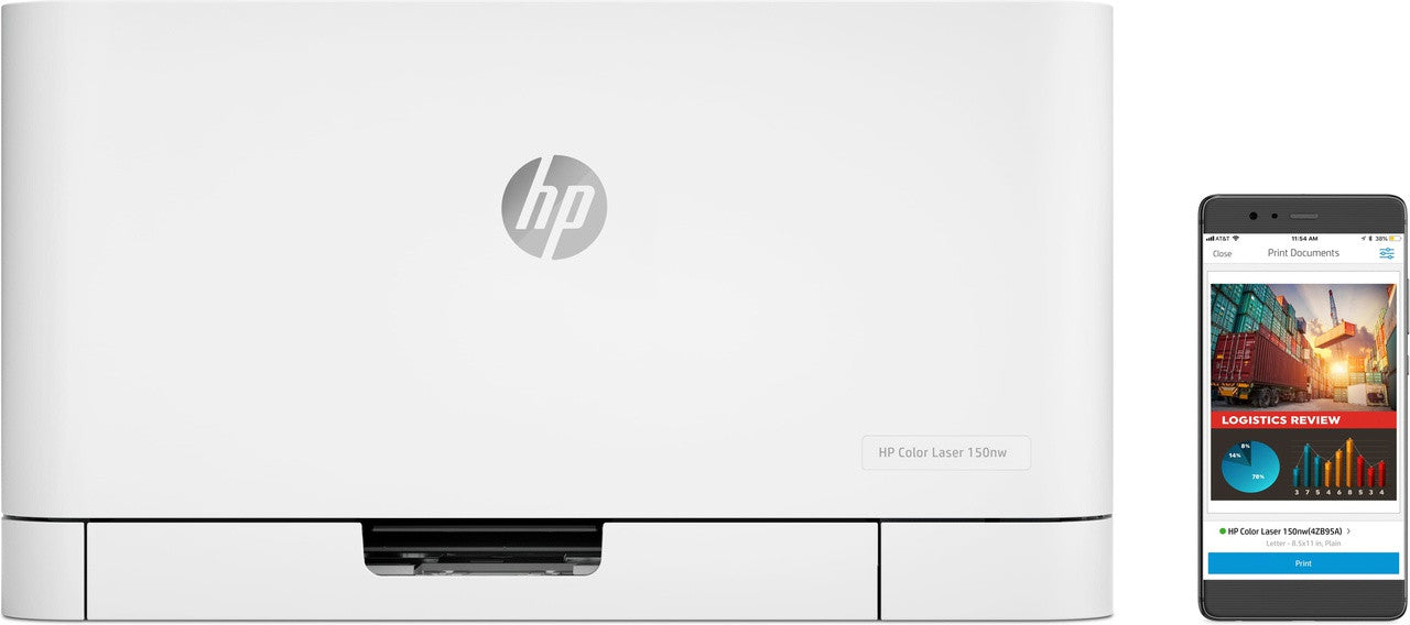 HP Color Laser 150nw, Print