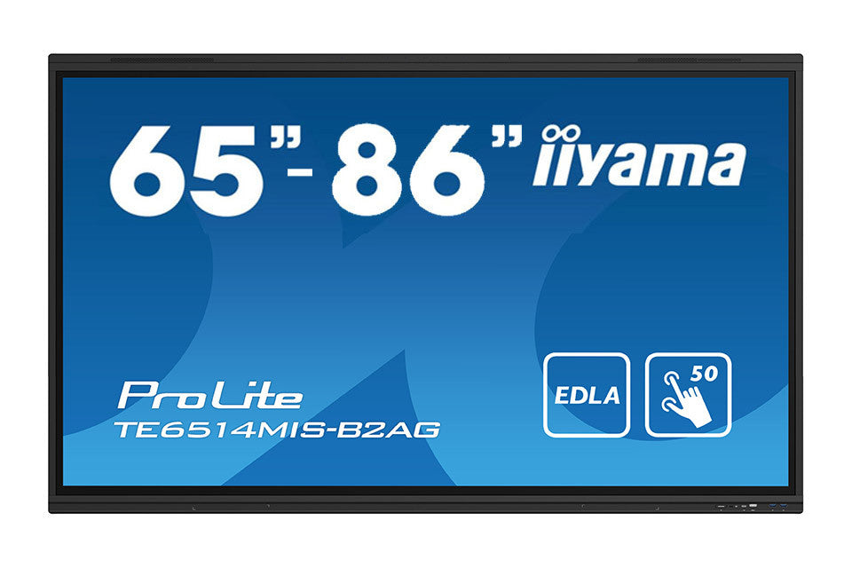 IIYAMA 65" 4K Ultra HD Public Display TE6514MIS-B2AG