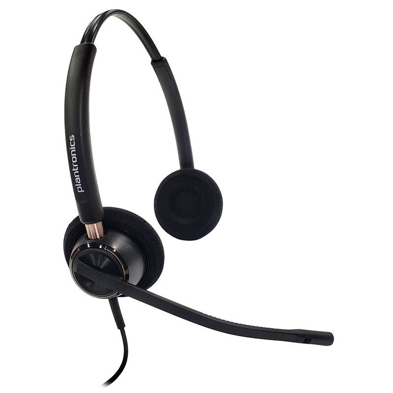 Poly EncorePro HW525 Kopfhörer Kabelgebunden Kopfband Büro/Callcenter Schwarz