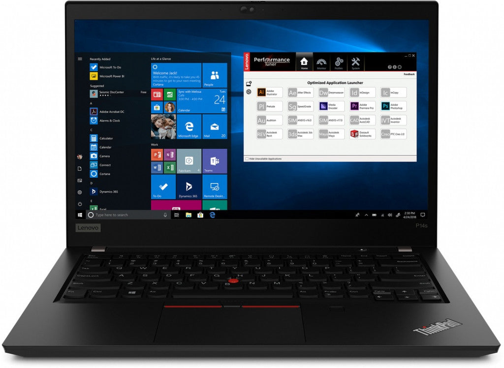 LENOVO ThinkPad P14S GEN2 I7-10610U 48GB RAM 480GB SSD W11P <tc>QWERTY</tc> US 20S4000KMH