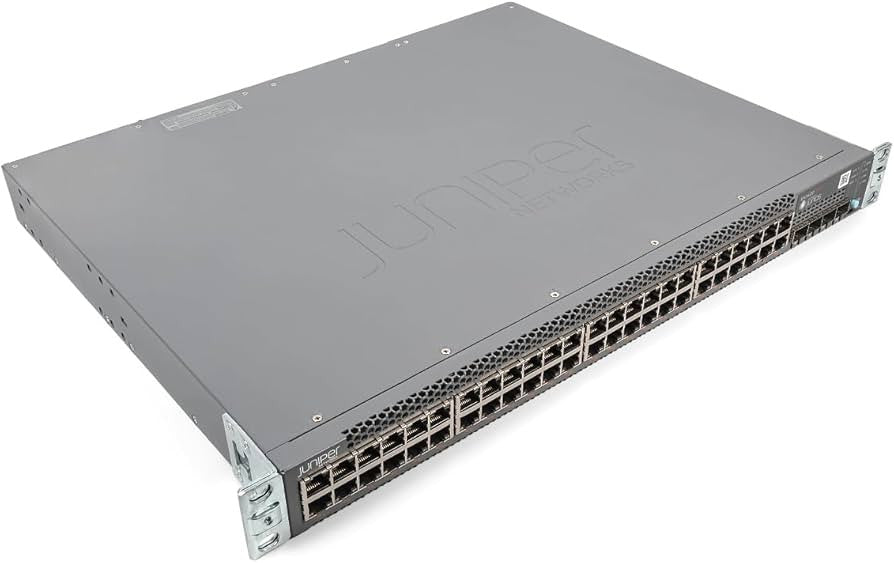 Juniper EX3400 48PORT SWITCH Managed L2/L3 Gigabit Ethernet (10/100/1000) Power over Ethernet (PoE) 1U Schwarz