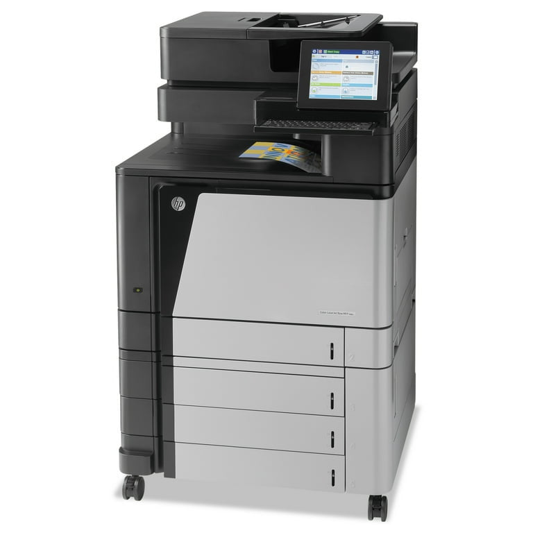 HP Color LaserJet Enterprise Flow LaserJet Enterprise Flow M880z Multifunction Kleur Printer, Alleen Ethernet; Kopieerapparaat, scanner