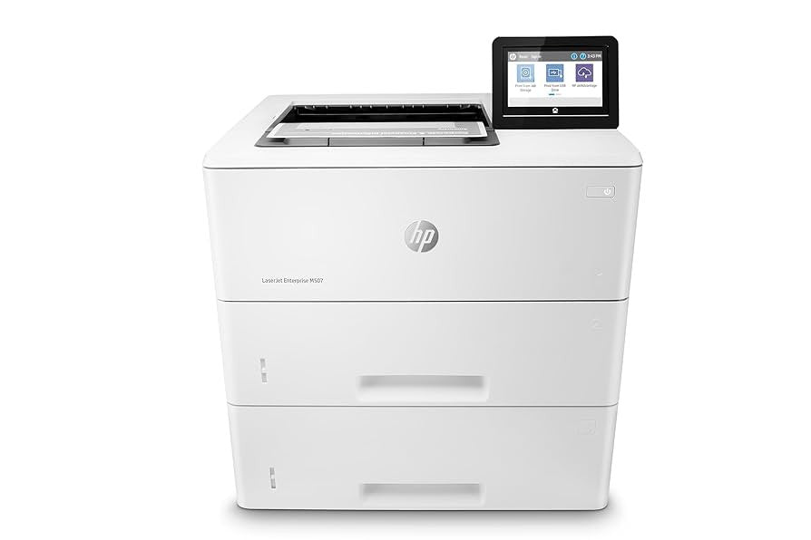 HP LaserJet Enterprise M507x Wireless Schwarzweiß Drucker, Duplex