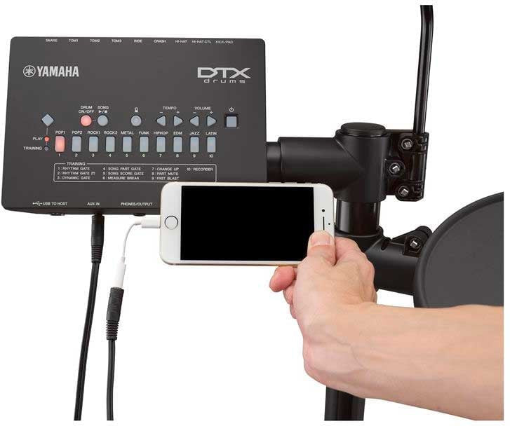 YAMAHA e-drum set (Black) DTX432K