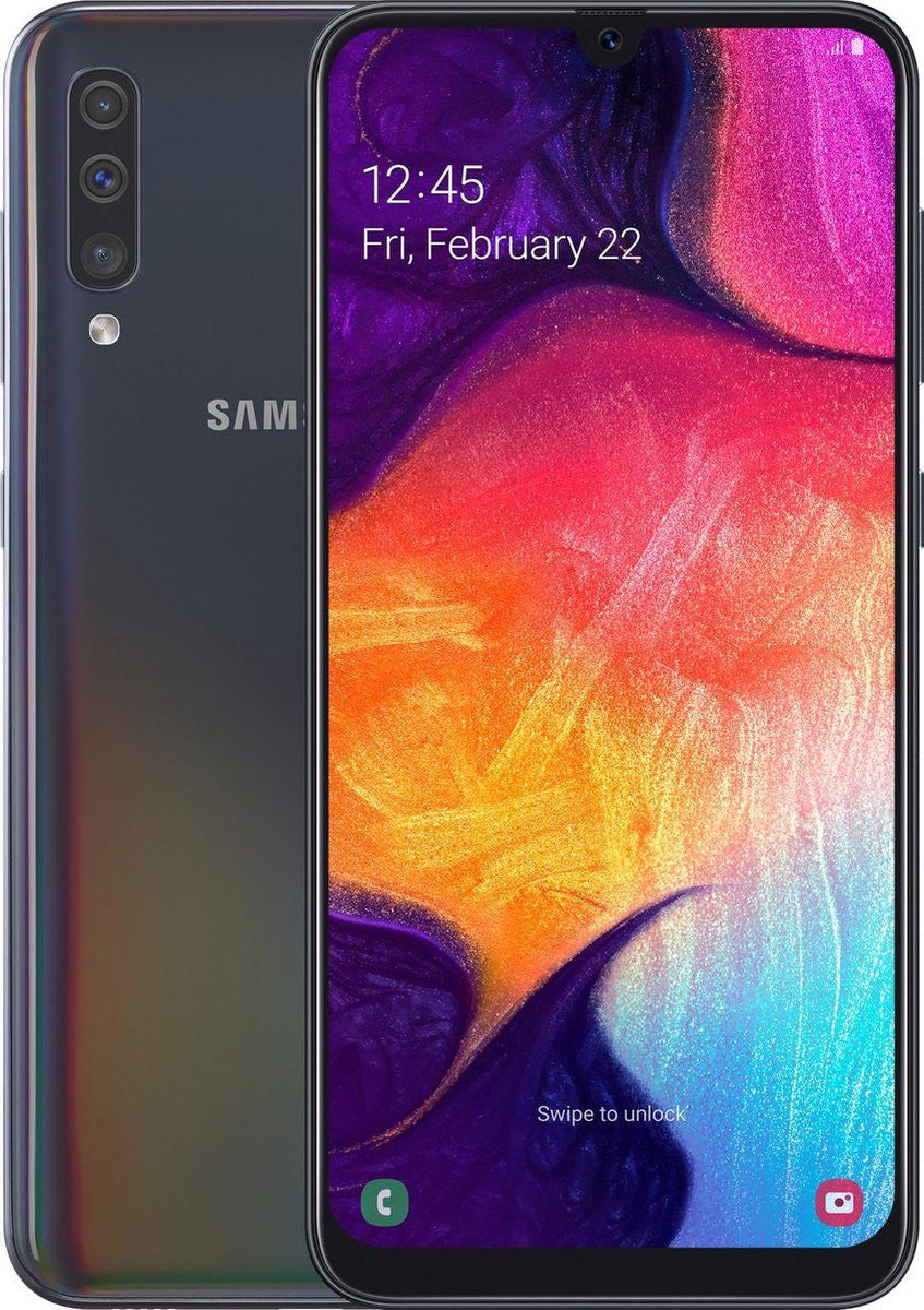 SAMSUNG Smartphone 128GB Galaxy A50 Black SM-A505FZKS