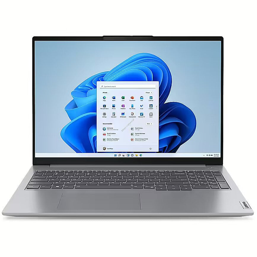 Lenovo ThinkBook 16 G6 ABP AMD Ryzen™ 7 7730U Laptop 40,6 cm (16") WUXGA 16 GB DDR4-SDRAM 512 GB SSD Wi-Fi 6 (802.11ax) Windows 11 Pro Französisch Grau