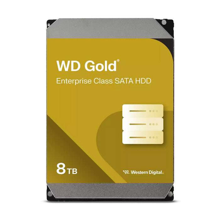Western Digital Gold WD8005FRYZ Interne Festplatte 8 TB 7200 RPM 128 MB 3.5" Serial ATA III