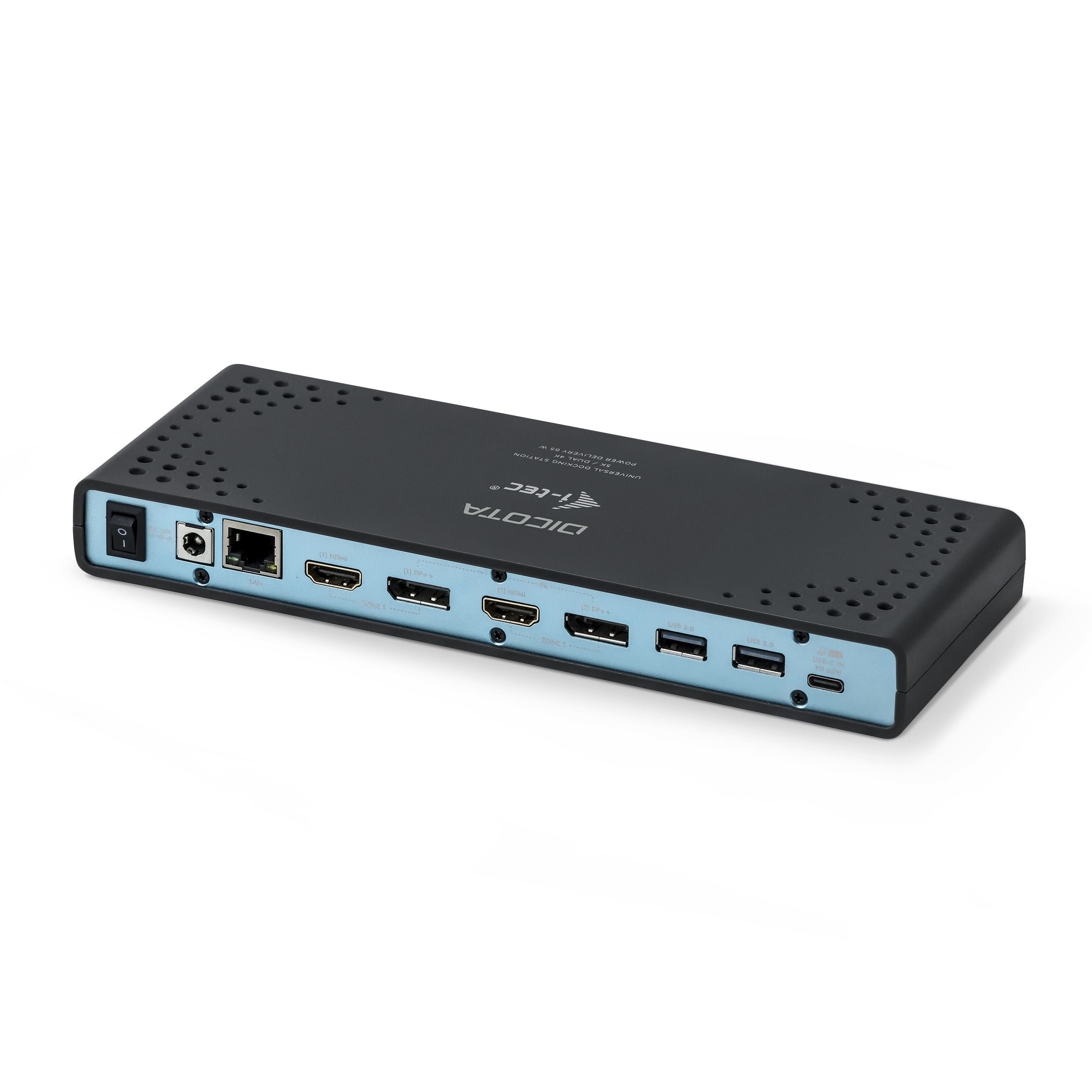 DICOTA D31952 laptop dock & poortreplicator Bedraad USB Type-C Zwart