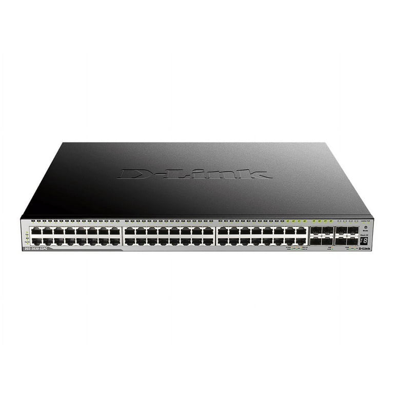 D-Link DGS-3630-52PC/SI Netzwerk-Switch Managed L3 Gigabit Ethernet (10/100/1000) Power over Ethernet (PoE) Schwarz, Grau