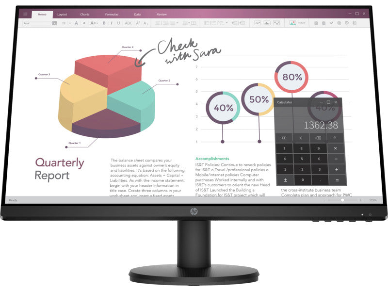 HP P24V G4 23,8" FHD IPS-monitor 16:9 5 ms 9TT78AA#BB