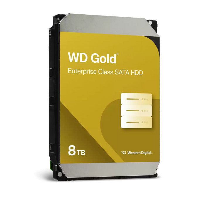 Western Digital Gold WD8005FRYZ Interne Festplatte 8 TB 7200 RPM 128 MB 3.5" Serial ATA III