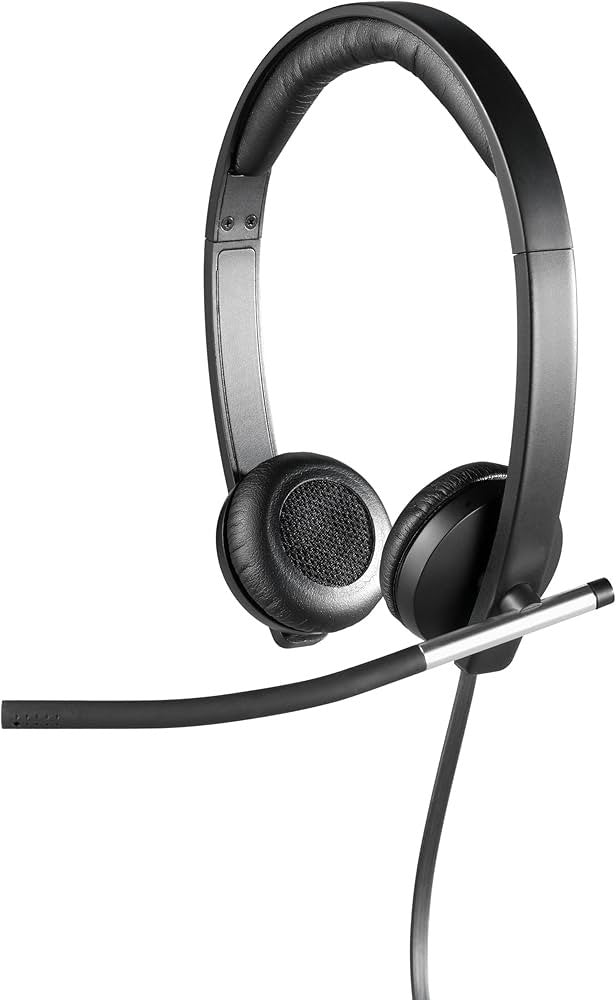 Logitech 981-000518 hoofdtelefoon/headset Bedraad Hoofdband Kantoor/callcenter Zwart