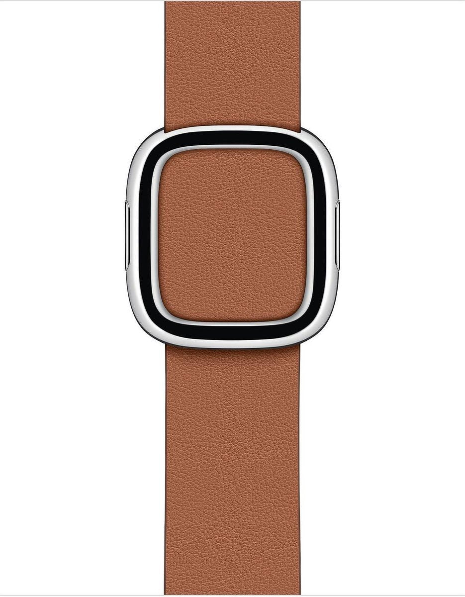 Apple Watch Tire Watch 40 mm Modern leather watch band Saddle brown Medi MWRD2ZM/A