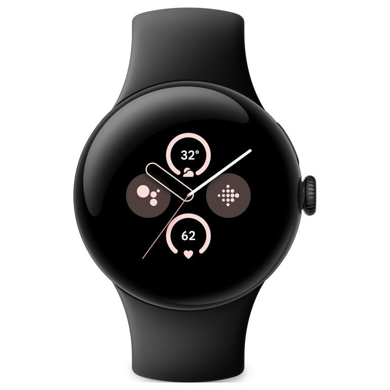 Google Pixel Watch 3 AMOLED 45 mm Digital Touchscreen Schwarz WLAN GPS GA05785-DE