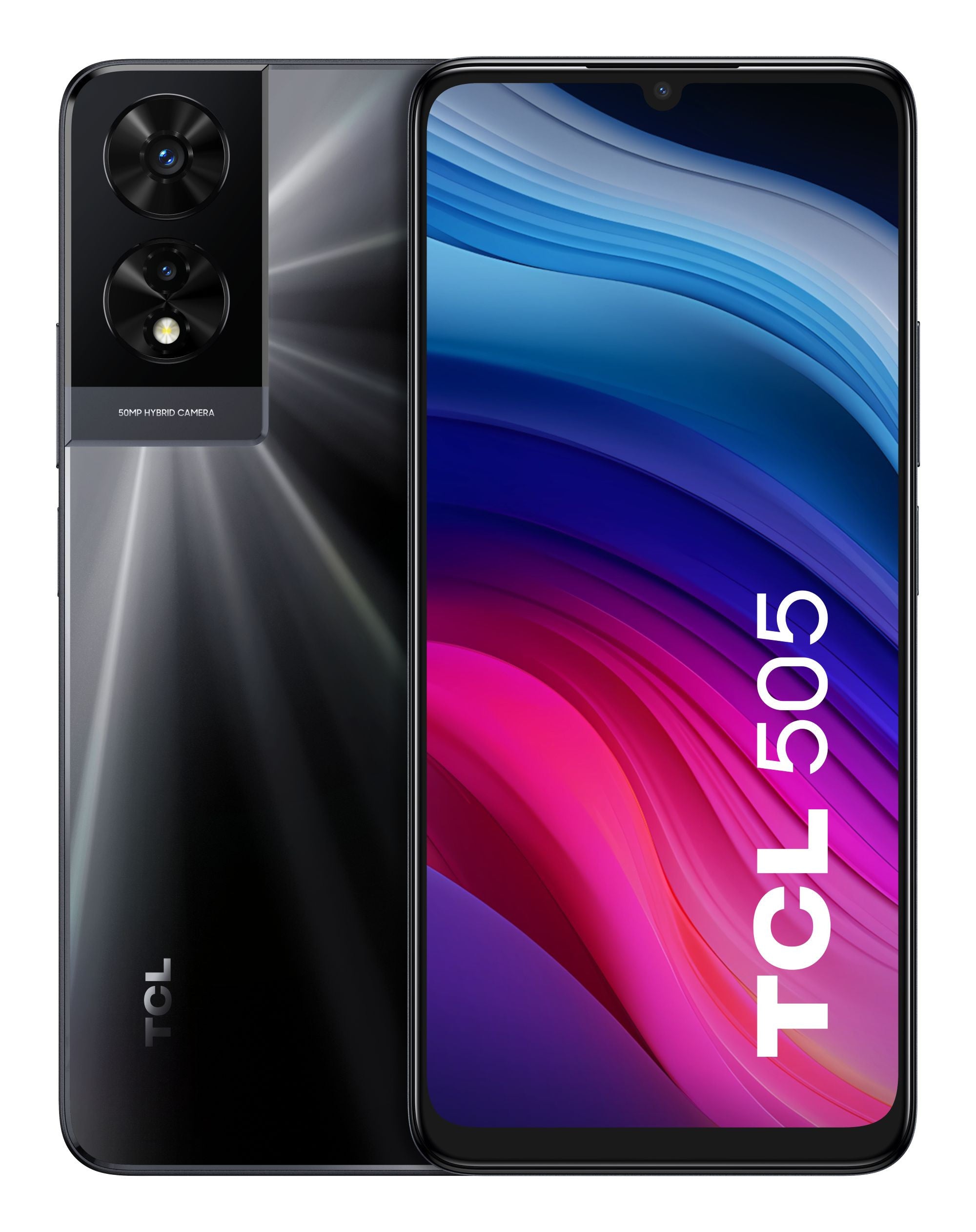 TCL 505 17,1 cm (6.75") Dual-SIM Android 14 4G USB Typ-C 4 GB 64 GB 5010 mAh Grau