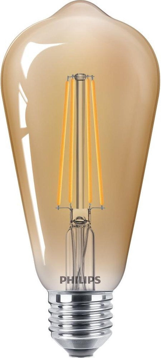 Philips Classic LED lamp E27 Edison Gold 8W 630LM 234539