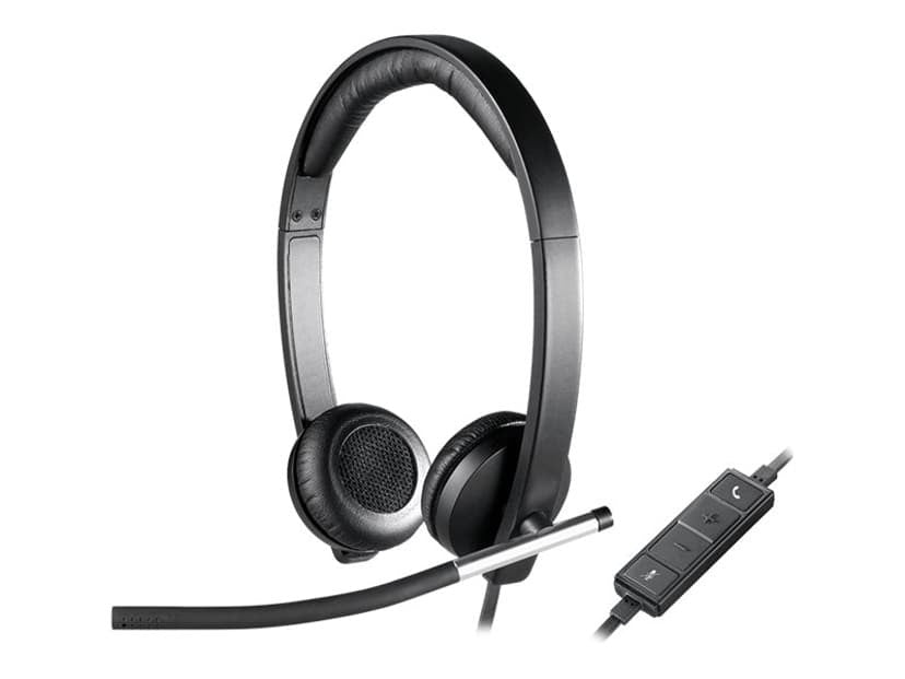 Logitech 981-000518 hoofdtelefoon/headset Bedraad Hoofdband Kantoor/callcenter Zwart