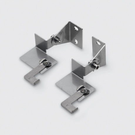 Iguzzini adjustable arms + 90 in stainless steel for wall or ceiling mounting L 83 3.bzj9.013.0