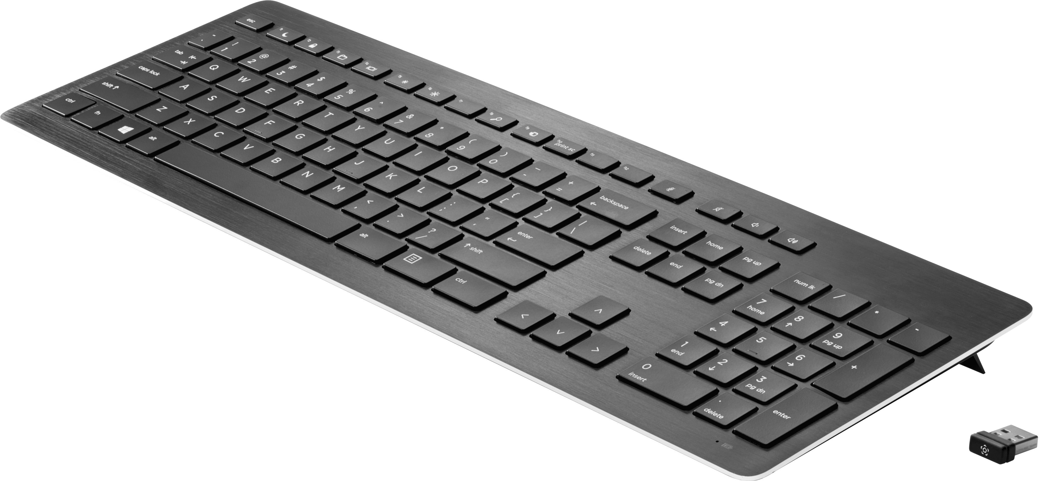 HP Draadloos RF Home Toetsenbord Spaans Zwart 917665-071