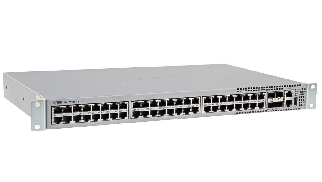 Arista Networks DCS-7010T-48-F Netzwerk-Switch Managed L2/L3 Gigabit Ethernet (10/100/1000) 1U Grau