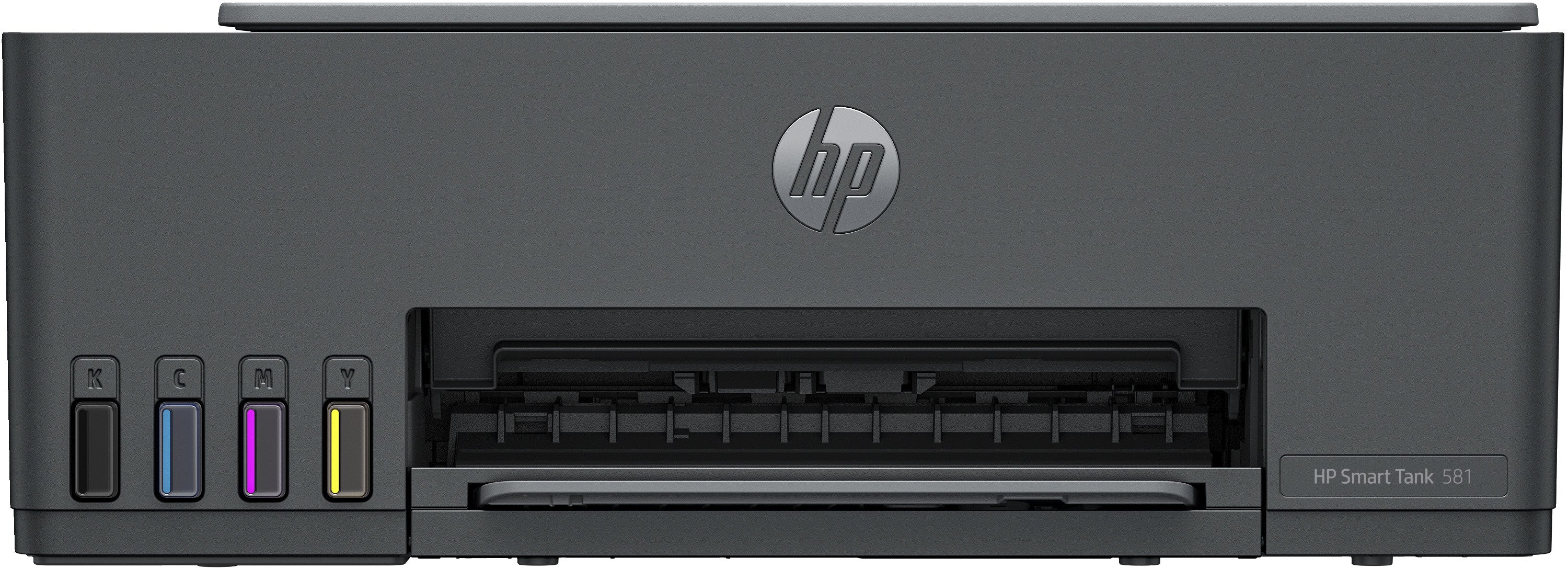 HP Smart Tank 581 All-in-One Printer, Home and home office, Print, copy, scan, Wireless; High-volume printer tank; Print from phone or tablet; Scan to PDF