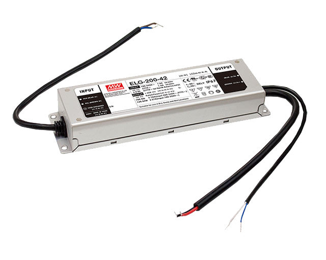 Mean Well LED-trafo 201,6 W 24 V DC 8400 mA ELG-200-24B