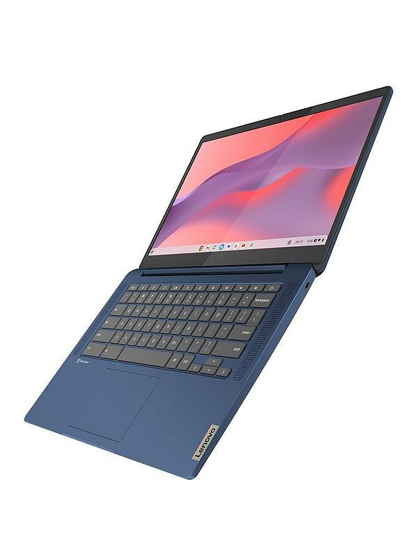 Lenovo IdeaPad Slim 3 Chrome 14M868 MediaTek Kompanio 520 Chromebook 35,6 cm (14") Touchscreen Full HD 8 GB LPDDR4x-SDRAM 128 GB eMMC Wi-Fi 6 (802.11ax) ChromeOS Französisch Grau