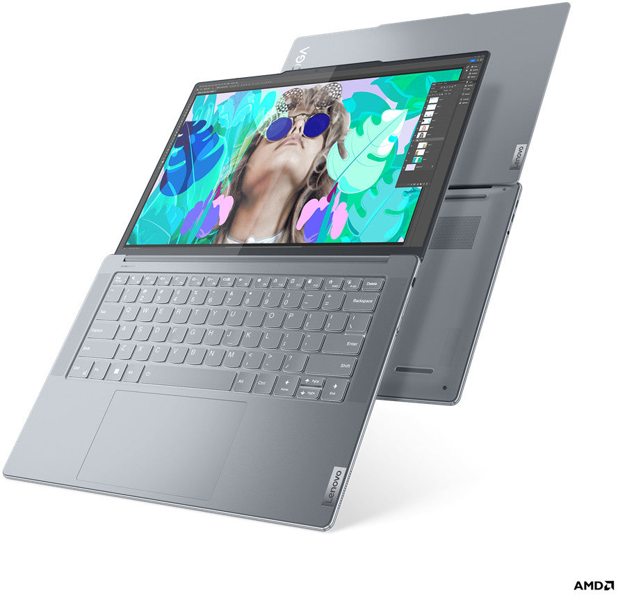 Lenovo Yoga Slim 7 14APU8 AMD Ryzen™ 7 7840S Laptop 36,8 cm (14.5") 3K 32 GB LPDDR5x-SDRAM 1 TB SSD Wi-Fi 6E (802.11ax) Windows 11 Home Belgisch Grau