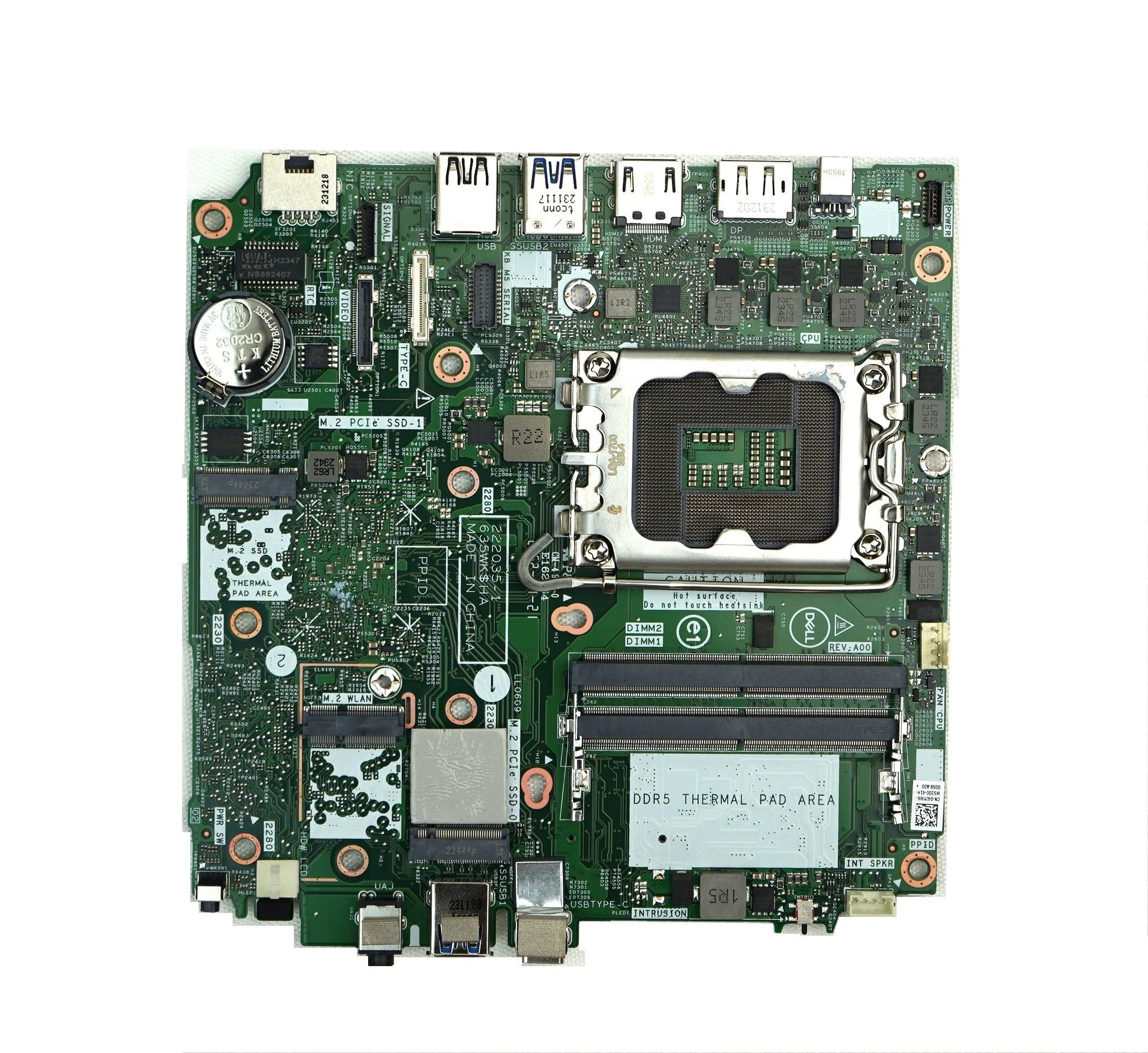 DELL hauptplatine für OptiPlex 7020 Micro Intel FC-LGA1700-Sockel 04JYW6