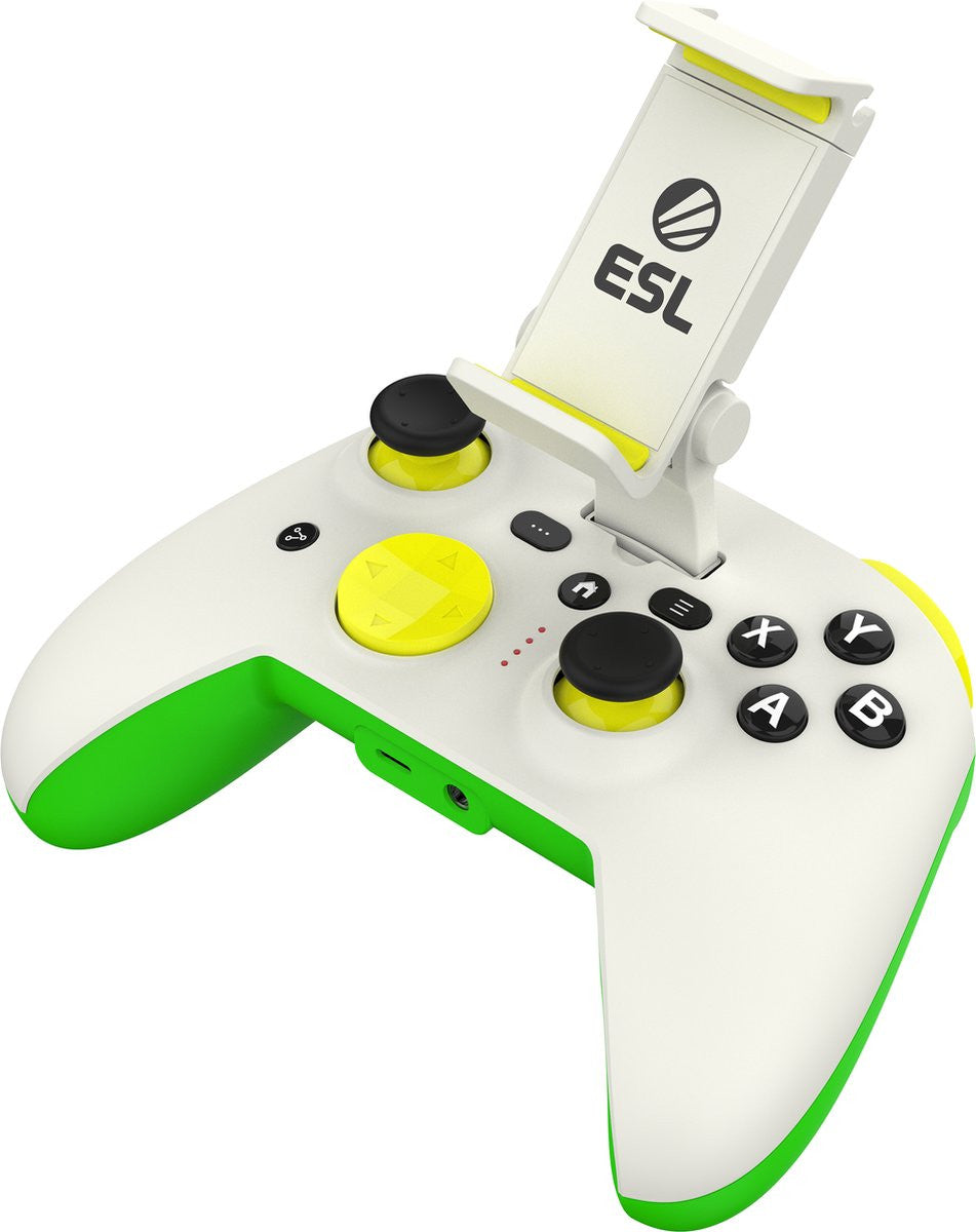 RiotPWR RP1925ESL Gaming-Controller Grün, Weiß, Gelb USB Gamepad Android